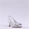 Una Healy Promiscuous Bow Slingback Heel - Silver